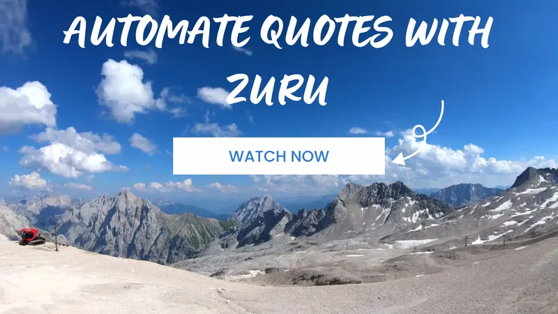 Automate Quotes with Zuru